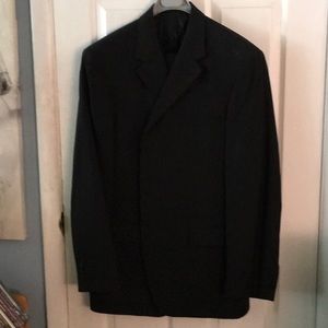 Men's 2-piece black suit